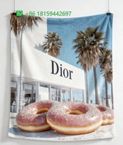 Dior Throw Blankets